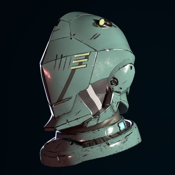 Meet the 3D Modeling TAs Space Marine Helmet